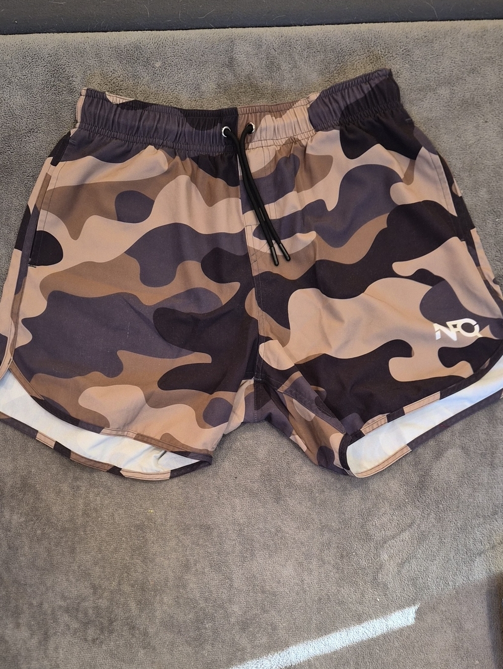 Men's Camo Performance Shorts - Brown Camo